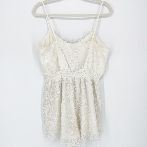 NWT Bardot Lacey Romper Playsuit Ivory Size 8 - Picture 7 of 10